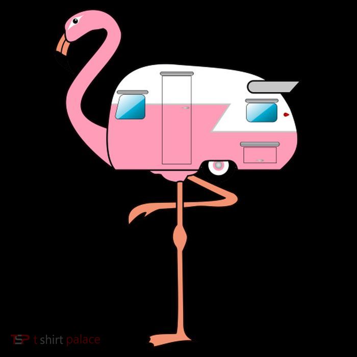 Flamingo RV Camper Women's Fleece Hoodie