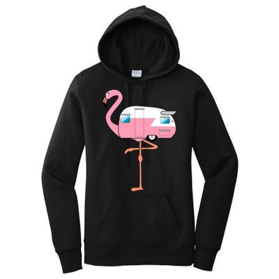 Flamingo RV Camper Women's Pullover Hoodie