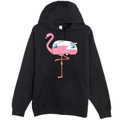 Flamingo RV Camper Premium Pullover Hoodie
