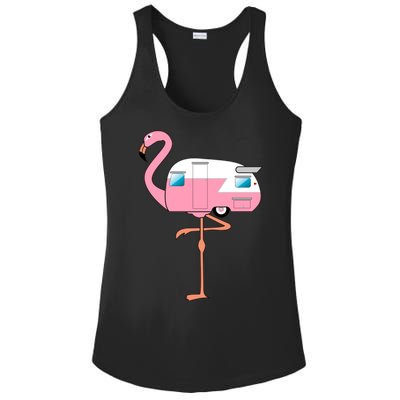 Flamingo RV Camper Ladies PosiCharge Competitor Racerback Tank