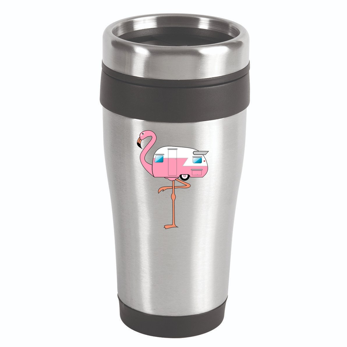Flamingo RV Camper 16oz Travel Tumbler