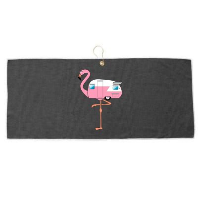 Flamingo RV Camper Large Microfiber Waffle Golf Towel