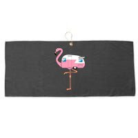 Flamingo RV Camper Large Microfiber Waffle Golf Towel