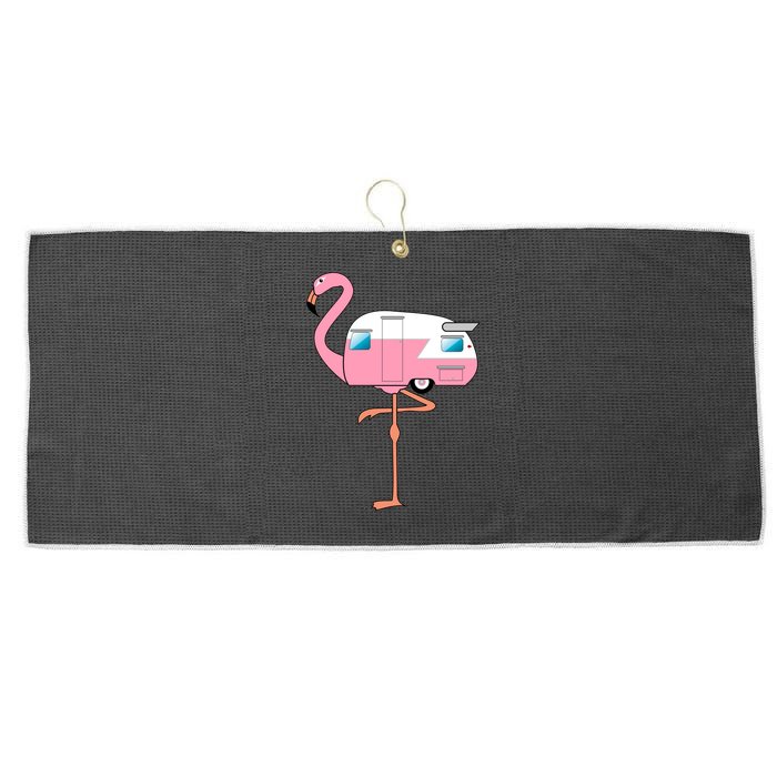 Flamingo RV Camper Large Microfiber Waffle Golf Towel