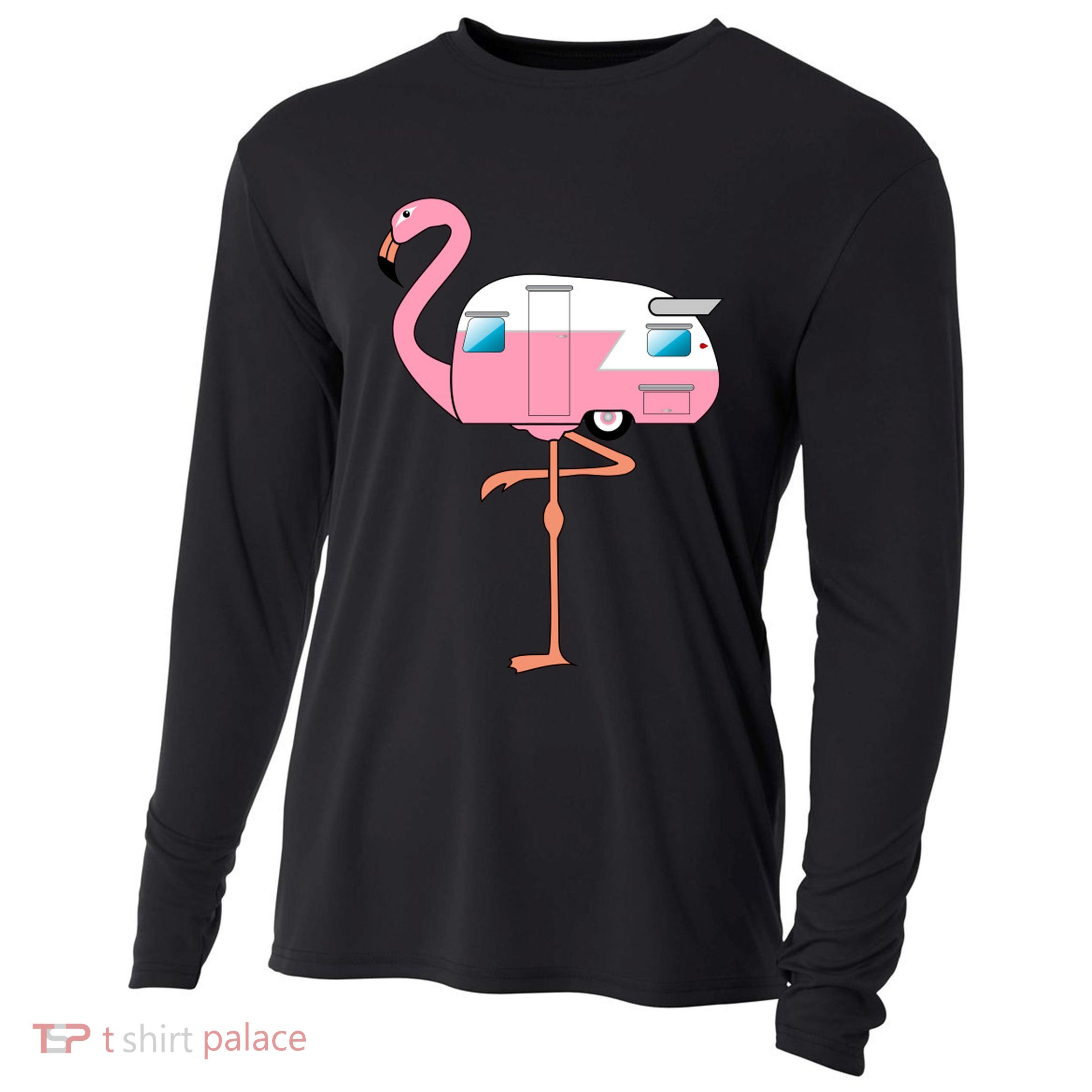 Flamingo RV Camper Cooling Performance Long Sleeve Crew