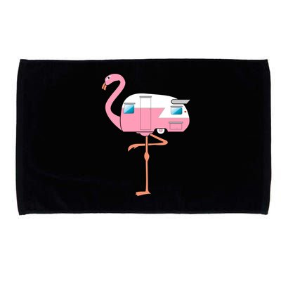 Flamingo RV Camper Microfiber Hand Towel