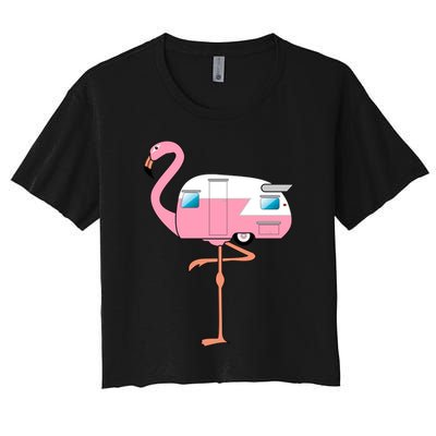 Flamingo RV Camper Crop Top