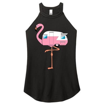 Flamingo RV Camper Women's Perfect Tri Rocker Tank