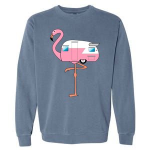 Flamingo RV Camper Garment-Dyed Sweatshirt