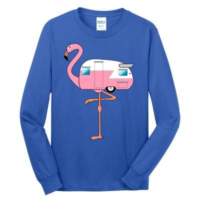 Flamingo RV Camper Tall Long Sleeve T-Shirt