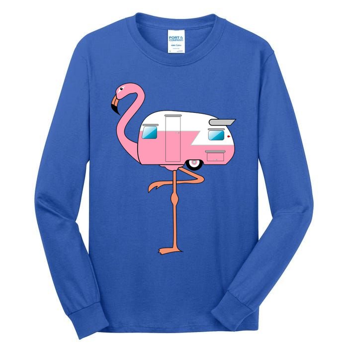 Flamingo RV Camper Tall Long Sleeve T-Shirt