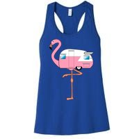 Flamingo RV Camper Women's Racerback Tank