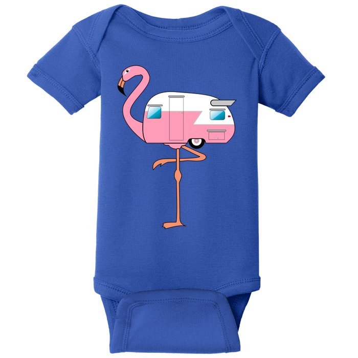 Flamingo RV Camper Baby Bodysuit