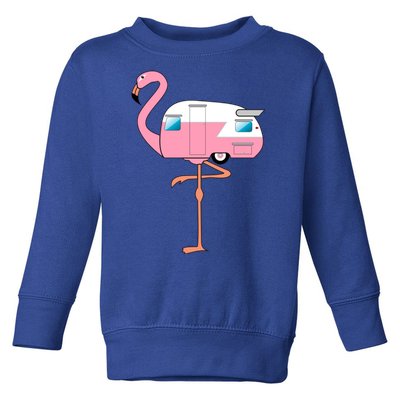 Flamingo RV Camper Toddler Sweatshirt