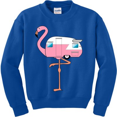 Flamingo RV Camper Kids Sweatshirt