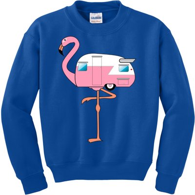 Flamingo RV Camper Kids Sweatshirt