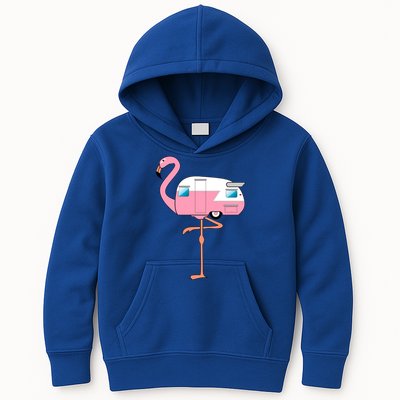Flamingo RV Camper Kids Hoodie