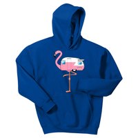 Flamingo RV Camper Kids Hoodie