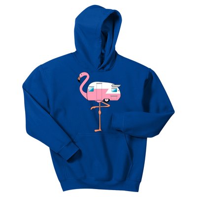 Flamingo RV Camper Kids Hoodie