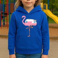 Flamingo RV Camper Kids Hoodie