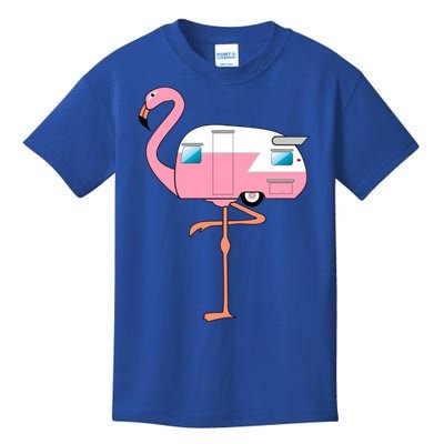 Flamingo RV Camper Kids T-Shirt