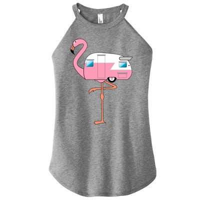 Flamingo RV Camper Women's Perfect Tri Rocker Tank