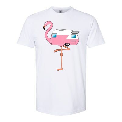 Flamingo RV Camper Softstyle® CVC T-Shirt