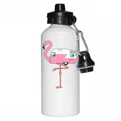 Flamingo RV Camper Aluminum Water Bottle 