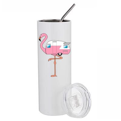 Flamingo RV Camper Stainless Steel Tumbler