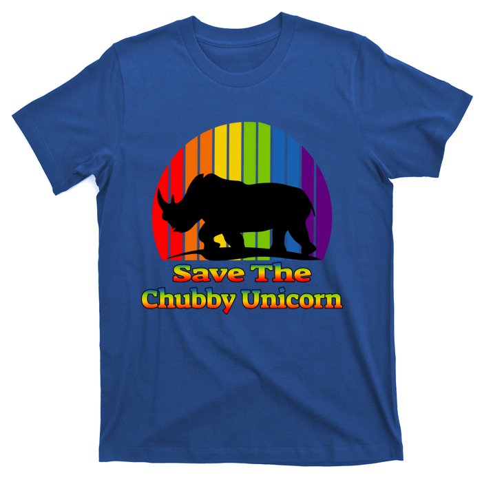 Funny Rhino Chubby Unicorns Save The Chubby Unicorn Gift T-Shirt