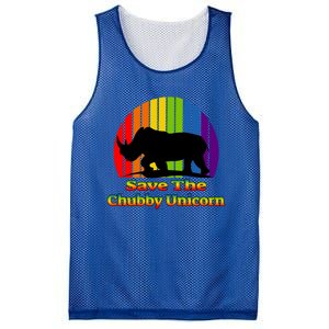 Funny Rhino Chubby Unicorns Save The Chubby Unicorn Gift Mesh Reversible Basketball Jersey Tank