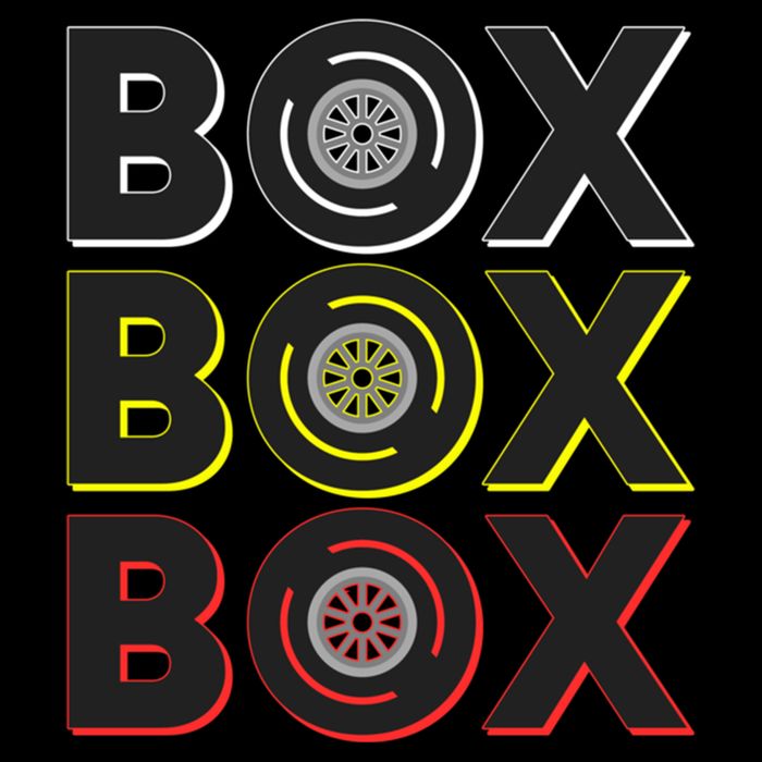 Formula Racing Car Box Box Box Radio Call To Pit Box Gift 16oz Travel Tumbler