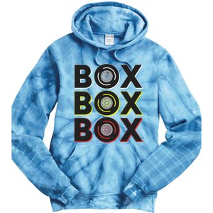 Formula Racing Car Box Box Box Radio Call To Pit Box Gift Tie Dye Hoodie