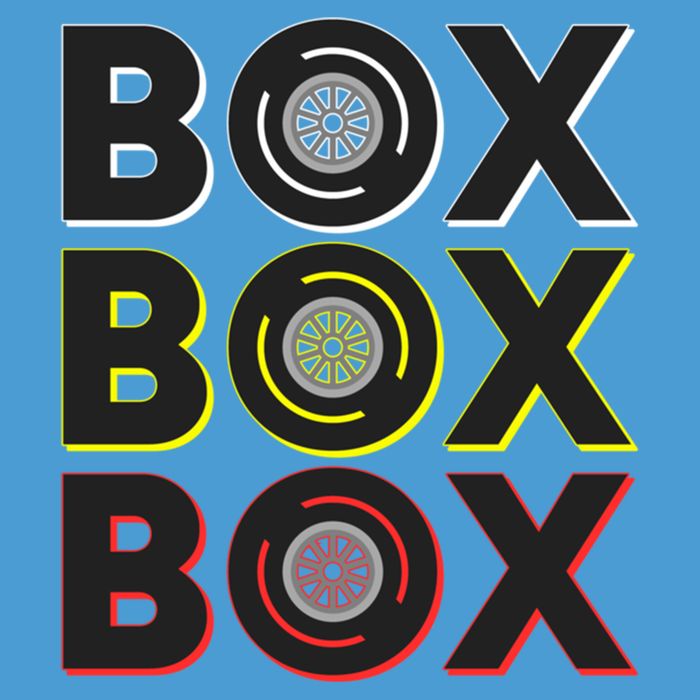 Formula Racing Car Box Box Box Radio Call To Pit Box Gift Tie Dye Hoodie