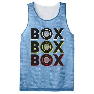 Formula Racing Car Box Box Box Radio Call To Pit Box Gift Mesh Reversible Basketball Jersey Tank