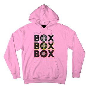 Formula Racing Car Box Box Box Radio Call To Pit Box Gift Hoodie