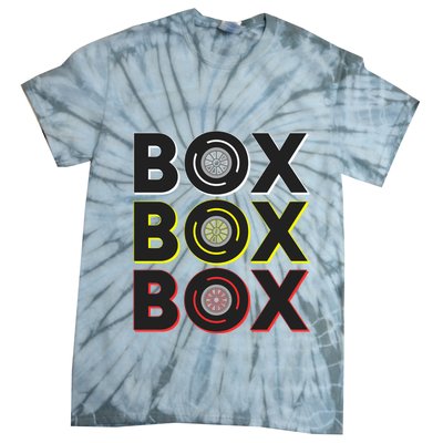 Formula Racing Car Box Box Box Radio Call To Pit Box Gift Tie-Dye T-Shirt