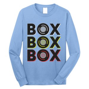 Formula Racing Car Box Box Box Radio Call To Pit Box Gift Long Sleeve Shirt