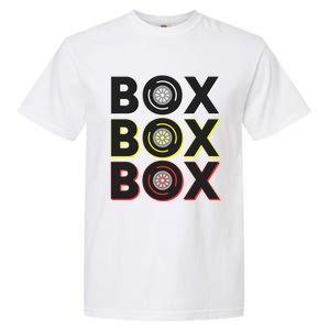 Formula Racing Car Box Box Box Radio Call To Pit Box Gift Garment-Dyed Heavyweight T-Shirt