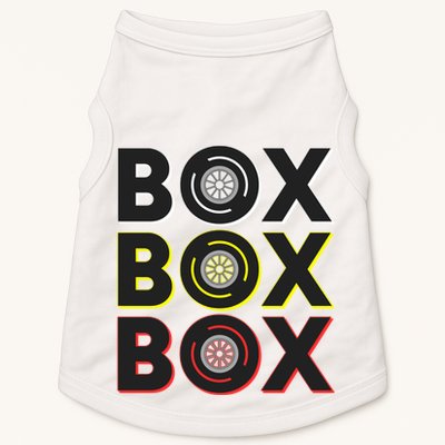 Formula Racing Car Box Box Box Radio Call To Pit Box Gift Doggie Tank