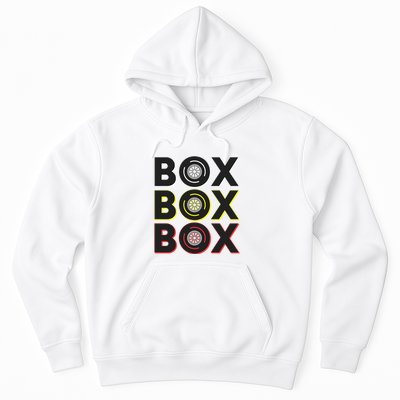 Formula Racing Car Box Box Box Radio Call To Pit Box Gift Hoodie