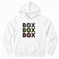 Formula Racing Car Box Box Box Radio Call To Pit Box Gift Hoodie