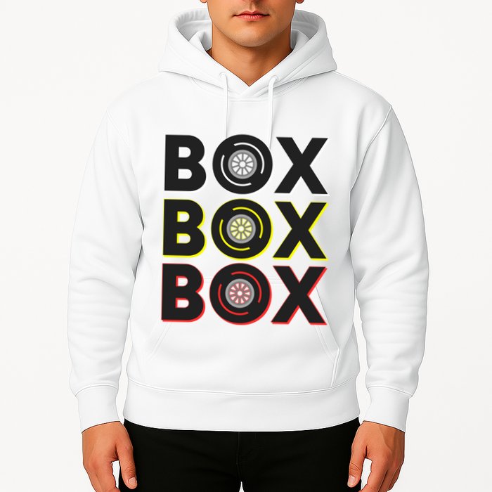 Formula Racing Car Box Box Box Radio Call To Pit Box Gift Hoodie