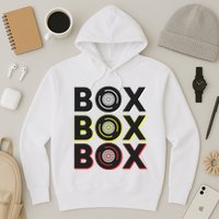 Formula Racing Car Box Box Box Radio Call To Pit Box Gift Hoodie