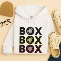 Formula Racing Car Box Box Box Radio Call To Pit Box Gift Hoodie