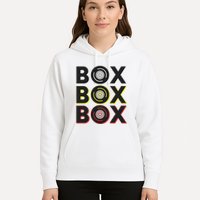 Formula Racing Car Box Box Box Radio Call To Pit Box Gift Hoodie