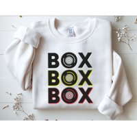 Formula Racing Car Box Box Box Radio Call To Pit Box Gift Sweatshirt