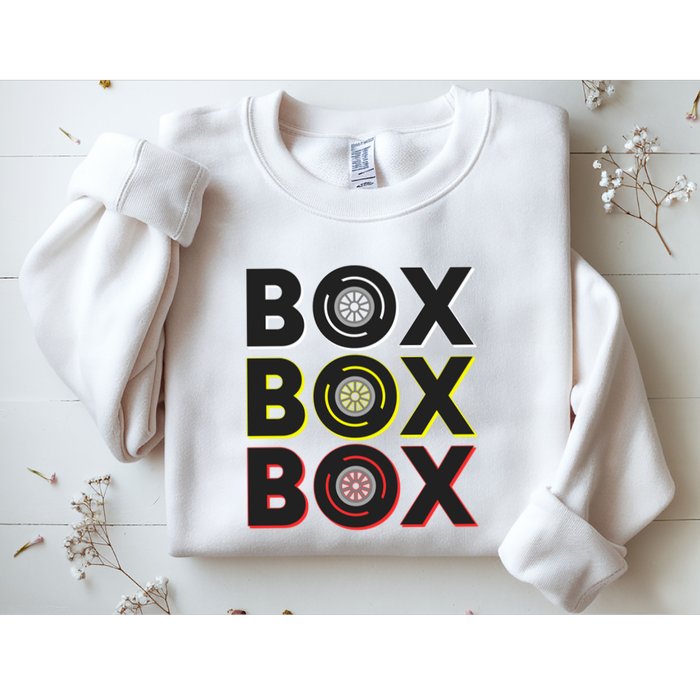 Formula Racing Car Box Box Box Radio Call To Pit Box Gift Sweatshirt