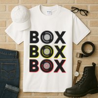 Formula Racing Car Box Box Box Radio Call To Pit Box Gift Tall T-Shirt