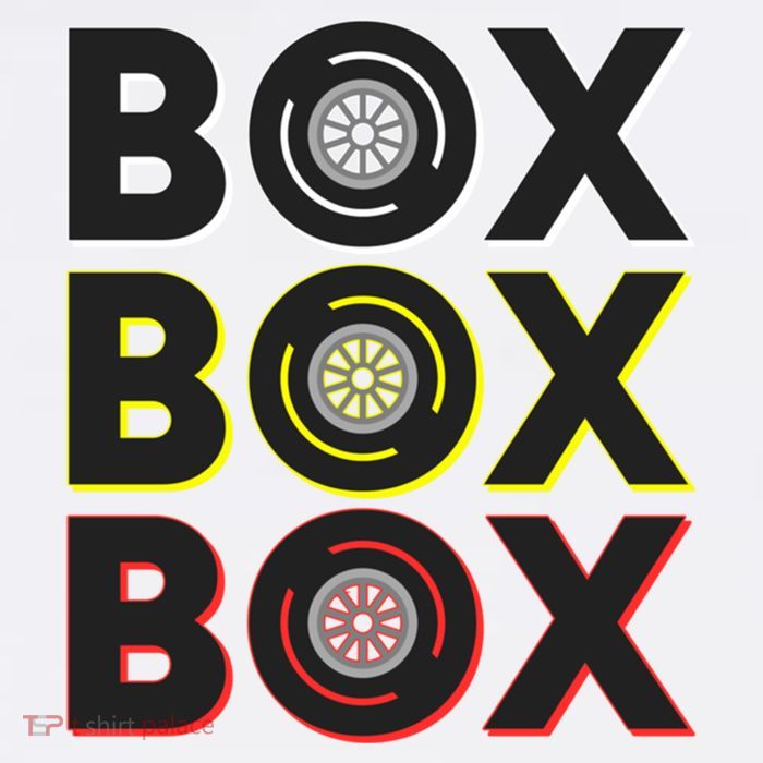 Formula Racing Car Box Box Box Radio Call To Pit Box Gift Sustainable Bucket Hat